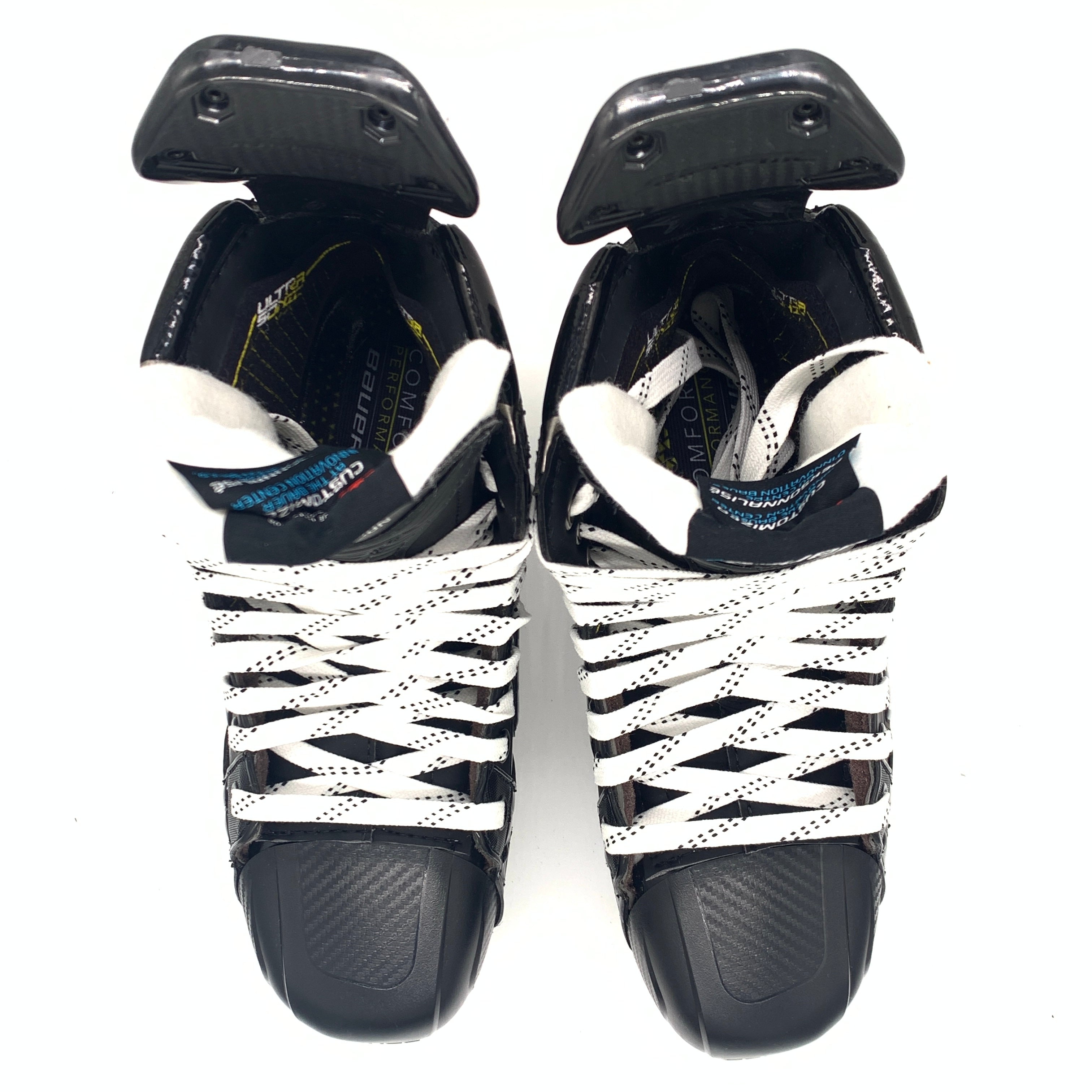 Bauer Supreme Ultrasonic - Patins de hockey Pro Stock neufs - Tailles L8.25C/R8C